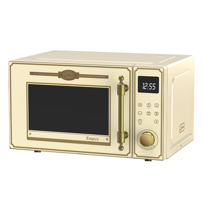 Empire Freestanding 900W Microwave Oven (Ivory)