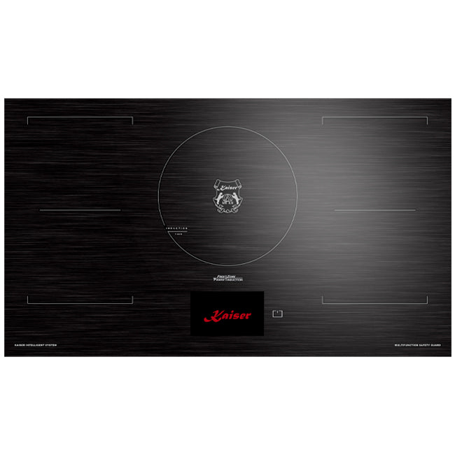 La Perle Noire 90cm Induction Hob & 90cm TFT Cooker Hood (Black Moire)