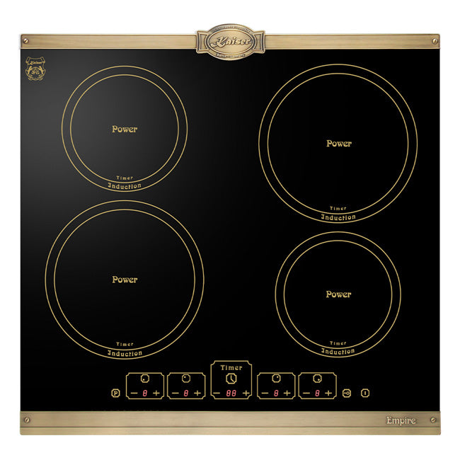 Empire Induction Hob & Cooker Hood Bundle (Black)