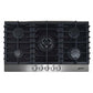 Avantgarde Pro 90cm Electric Oven & 90cm Turbo Gas Hob (Black)