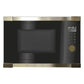 Art Deco Electric Oven & Built-in Microwave Bundle (Black)