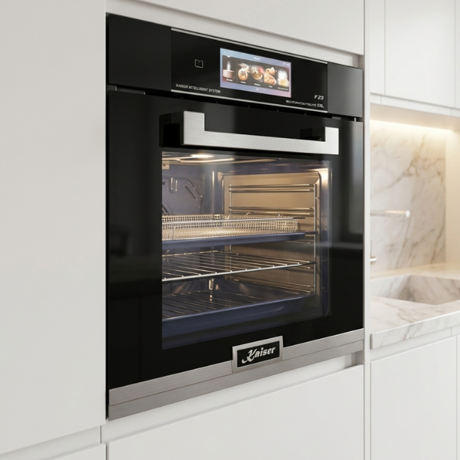 La Perle TFT Display Pyrolytic Electric Oven (Black)