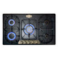 Empire Gas Oven & 5 Burner Gas Hob Black Bundle