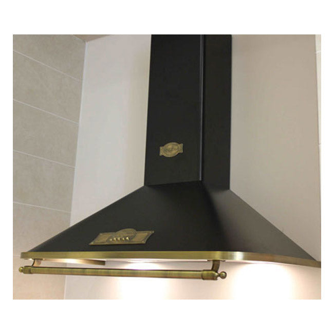 Empire Induction Range Cooker & 90cm Cooker Hood Bundle (Black)