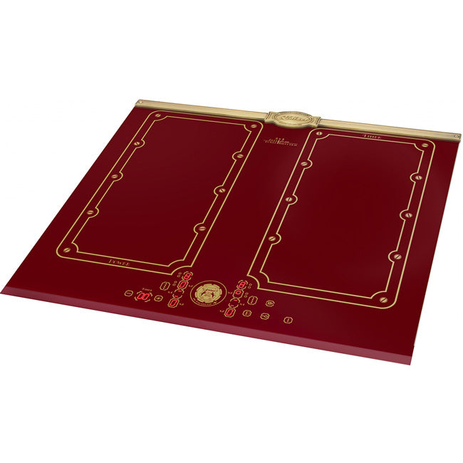 Empire 60cm Induction Hob & Cooker Hood Bundle (Bordeaux Red)