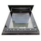 Art Deco 45cm Electric Oven & 58cm Free Zone induction Hob (Black)