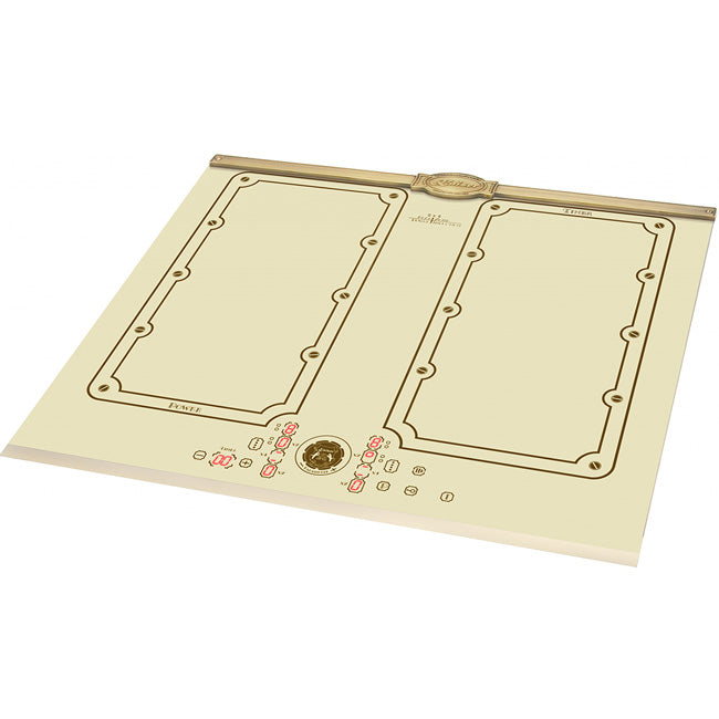 Art Deco 60cm Electric Oven & Induction Hob Bundle (Ivory)