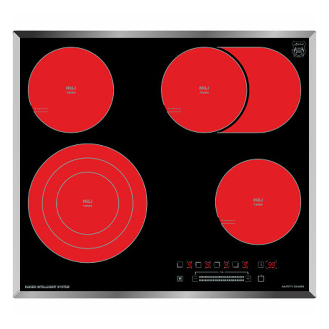 Avantgarde Pro 60cm Electric Oven & Grand Chef 59cm Ceramic Hob (White)