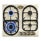 Empire Gas Oven & 4 Burner Gas Hob Ivory Bundle