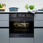 La Perle Noire Electric Oven & Built In Combination Oven Bundle (Black Moire)