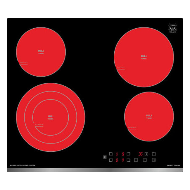 Avantgarde Pro 60cm Electric Oven & Grand Chef 59cm Ceramic Hob (Black)