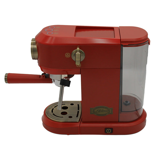 Empire Espresso Coffee Machine, Toaster & Kettle Bundle (Red)