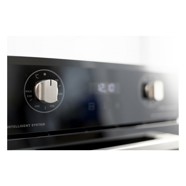 Grand Chef 45cm Electric Oven & 45cm Gas Hob (Black)