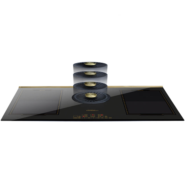 Belle Epoque 60cm Electric Oven & Downdraft Induction Hob Bundle (Ivory)
