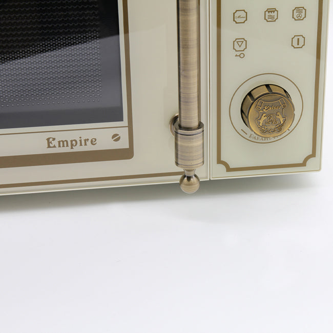 Empire Freestanding 900W Microwave Oven (Ivory)