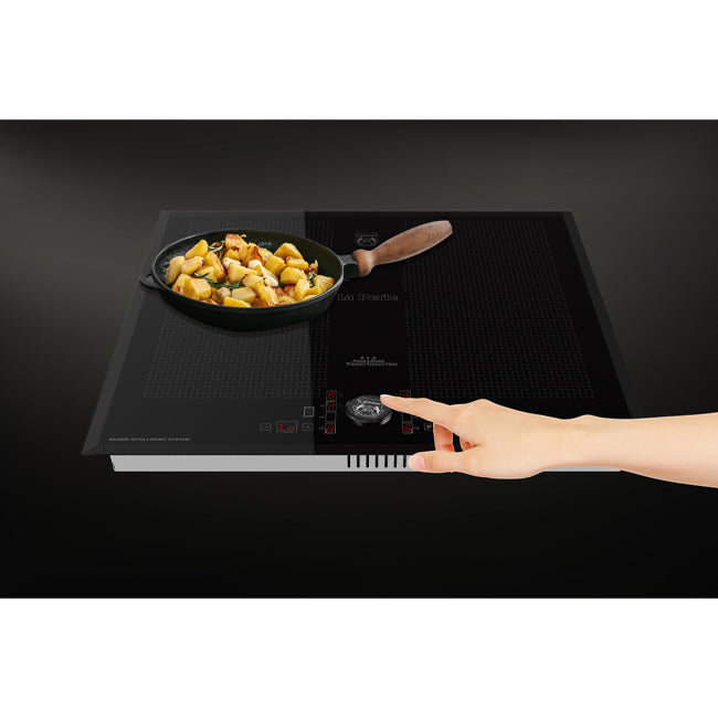 La Perle Noire 60cm Pyrolytic Oven & 58cm Induction Hob (Black Moire)