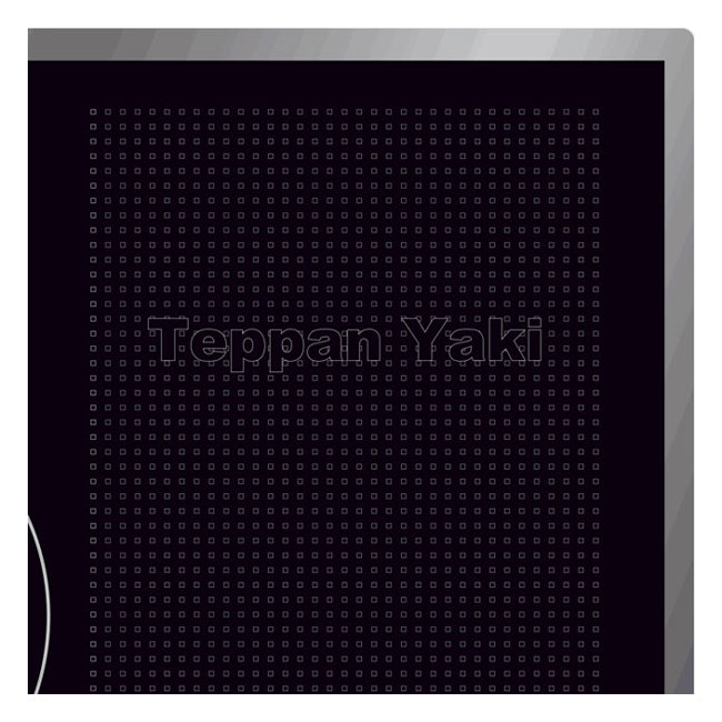 La Perle Noire 77cm Induction Hob & 90cm TFT Cooker Hood (Black)