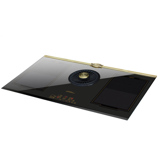 Belle Epoque 60cm Electric Oven & Downdraft Induction Hob Bundle (Ivory)