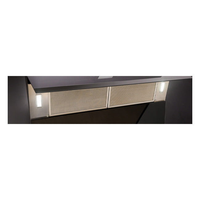 La Perle Noire 77cm Induction Hob & 90cm TFT Cooker Hood (Black)