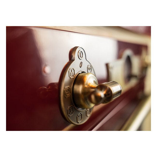 Empire 60cm Electric Oven & 90cm Downdraft Induction Hob (Bordeaux Red)