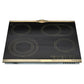 Empire 58cm Black Glass Ceramic Hob (Black)