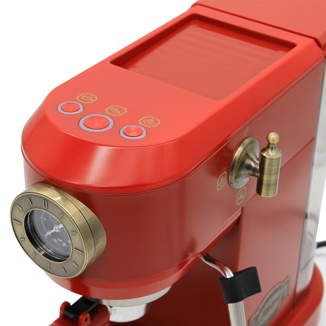 Empire Espresso Coffee Machine & Kettle Bundle (Red)