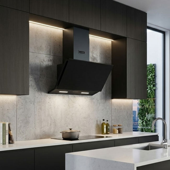 Avantgarde Pro 90cm Cooker Hood (Black)