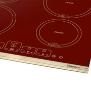 Empire 58cm Glass Induction Hob (Bordeaux Red)