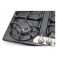 Empire Electric Oven, Gas Hob & Cooker Hood Bundle (Black Silver)