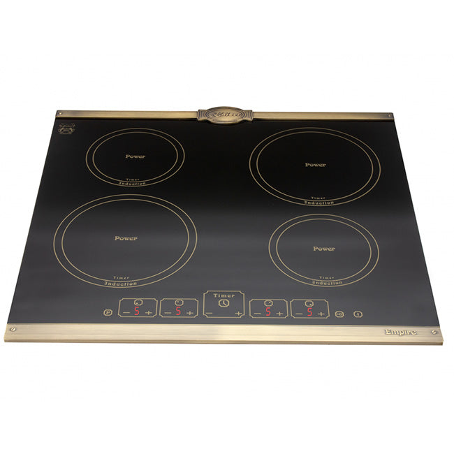 Empire Induction Hob & Cooker Hood Bundle (Black)