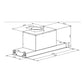 Avantgarde Pro 90cm Gas Oven & Built In Cooker Hood