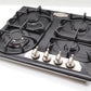 Empire Electric Oven & 4 Burner Gas Hob Bundle (Black Silver)