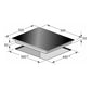 Avantgarde Pro 60cm Electric Oven & Grand Chef 59cm Ceramic Hob (White)