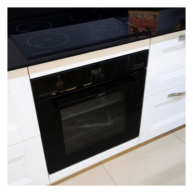 Grand Chef Electric Oven & Cooker Hood Bundle (Black)