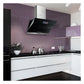 La Perle Noire 77cm Induction Hob & 90cm TFT Cooker Hood (Black)