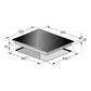 Avantgarde Pro 60cm Electric Oven & Grand Chef 59cm Ceramic Hob (Black)
