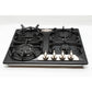 Empire Electric Oven, Gas Hob & Cooker Hood Bundle (Black Silver)