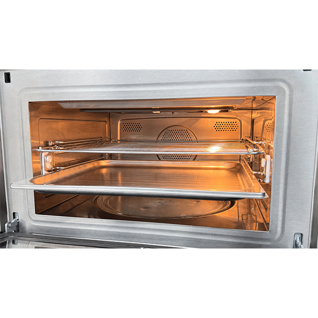 La Perle Noire Electric Oven & Built In Combination Oven Bundle (Black Moire)