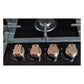 Grand Chef Gas Oven & 4 Burner Gas Hob Bundle Black