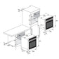 La Perle Noire TFT Display Electric Oven (Black Moire)
