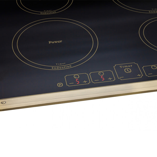 Empire 60cm Induction Hob & Cooker Hood Bundle (Black)