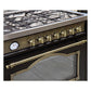 Empire Dual Fuel Range Cooker & 90cm Hood Bundle (Black)