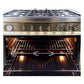 Empire Dual Fuel Range Cooker & 90cm Hood Bundle (Ivory)