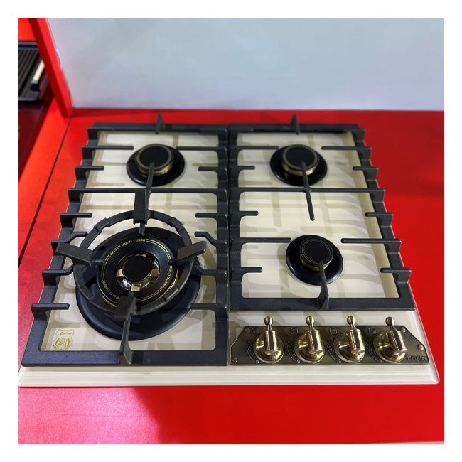 Empire 60cm Turbo Gas Hob (Ivory)