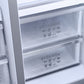 Art Deco American Style Plumbed Fridge Freezer (Black)
