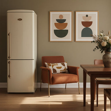 Kaiser Empire Slim 60cm Fridge Freezer (Ivory)
