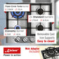 Grand Chef Gas Oven & 4 Burner Gas Hob Bundle (Stainless Steel)