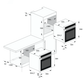 La Perle TFT Display Pyrolytic Electric Oven (Black)