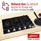 Avantgarde Pro 90cm Electric Oven & Turbo 90cm Gas Hob (Black)
