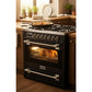 Avantgarde Pro Dual Fuel Range Cooker & 90cm Hood Bundle (Black)